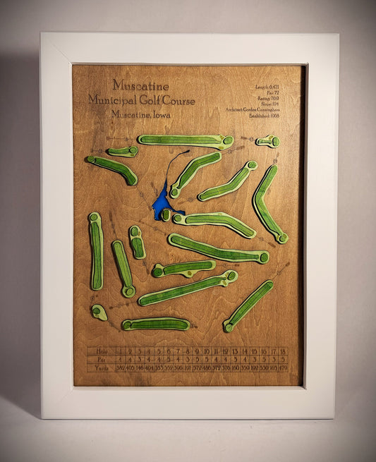 Custom Golf Course Map — Your Course. Your Memories.